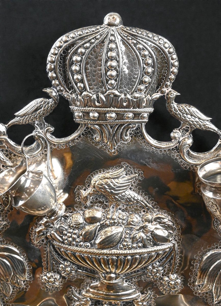 Lampada Hanukkah in Argento - Polonia XIX Secolo -photo-3